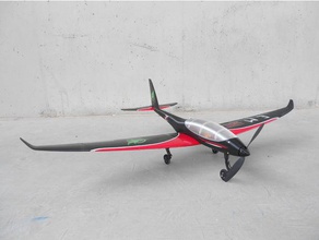 rc avión de fuselaje - eclipson modelo z r c vehículos la aeronave drone los drones planeador plano vant 3d print model - Mito3D
