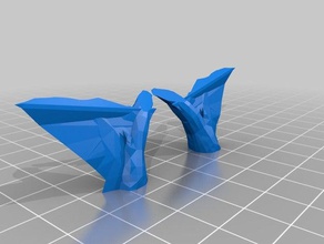 asas emenda teste traje 3d print model - Mito3D