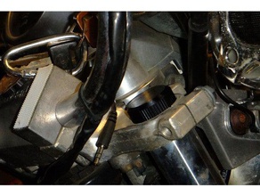 kawassaki en450 454ltd fork cap automotive front kawasaki motorcycle schrader valve 3d print model - Mito3D