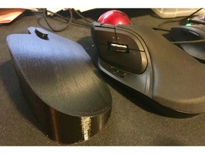 elecom enorme trackball mouse ergonômico stand computador a ergonomia office 3d print model - Mito3D