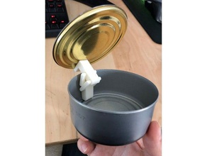 Dose hinge Küche und Esszimmer Scharnier tin kann 3d print model - Mito3D