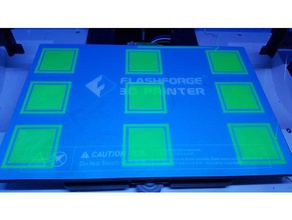 flash forge inventor flashprint leveling 3d printing tests bed flashforge level printer calibration 3d print model - Mito3D