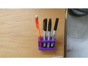 sharpie holder tool holders & boxes 3d print model - Mito3D