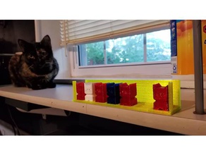 cali cat holder supports 3d printing tests 3d print model - Mito3D