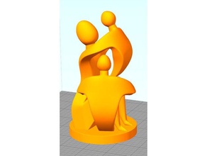 la fête des mères sculpture - cinq ans plus tard sculptures 3d print model - Mito3D