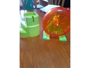 ovo den hamster wheel stand Haustiere hamster-Rad-stand hamster-Rad nagetier Nagetiere 3d print model - Mito3D