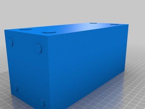 tampon encreur rack - empilable le bricolage 3d print model - Mito3D