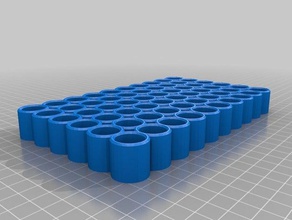 aa aaa battery organizer - ikea moppe electronics 3d print model - Mito3D
