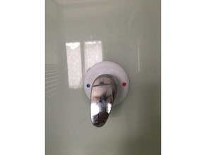 plastron douche chaud - froid la salle de bains 3d print model - Mito3D