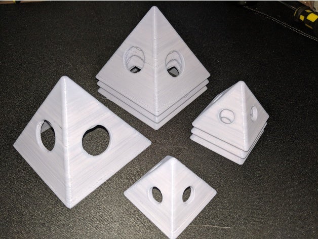 ressamlar tercümesi piramit işçiliği resim ahşap 3D print model - Mito3D