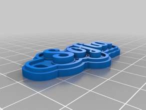llavero sofia keychains customized 3d print model - Mito3D