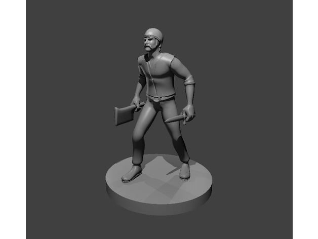 npc de la colección 2 juegos archer d&d no molestar dungeons & dragons luchador caballero mago los npcs paladín pathfinder ranger rogue hechicero spy el ladrón warlock guerrero asistente 3D print model - Mito3D