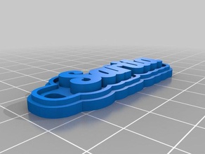 llavero marta2 Schlüsselanhänger kundengebundene 3d print model - Mito3D