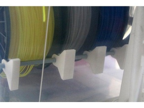 ikea samla mudança rápida bearingholder Impressora 3d acessórios 688 rolamento caixas filamento de spool titular hack spoolholder 3d print model - Mito3D