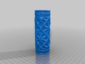 gothic-Blumen-Walze 3d-drucken 3d print model - Mito3D