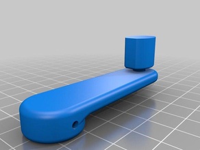 small crank handle diy 3d print model - Mito3D