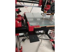 corner glass bed 3d printer parts 3d print model - Mito3D