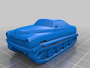 tanque de auto - gaslands juegos y juguetes 3d print model - Mito3D