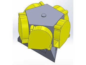 asus rt-ac88u egzoz augmentor 4x fan versiyonu elektronik soğutma overkill yönlendirici 3d print model - Mito3D