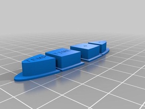 masterbuilt smoker - replacement buttons parts 3d print model - Mito3D