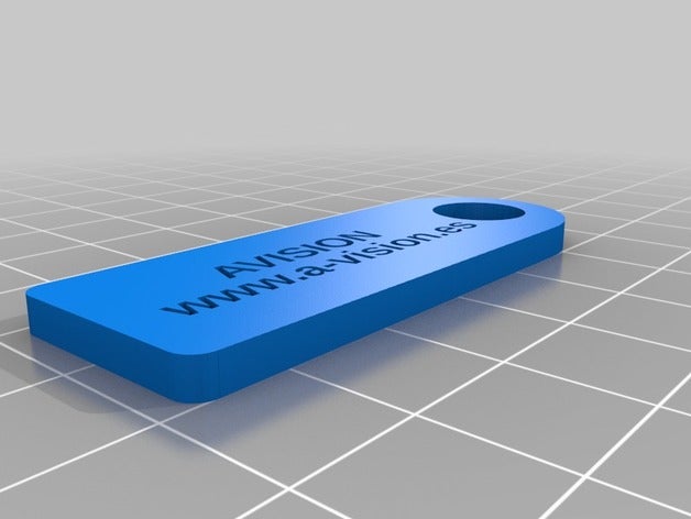 avision key tag organization customized 3D print model - Mito3D