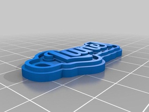 lunel Schlüsselanhänger v01 kundengebundene 3d print model - Mito3D