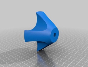 parametric universal spool holder remix larger diameter 85+ mm 3d printer accessories anet a6 3d print model - Mito3D