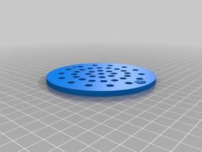 Abfluss der Dusche Bad abtropfen lassen Abfluss-Sieb Abdeckung Sieb 3d print model - Mito3D