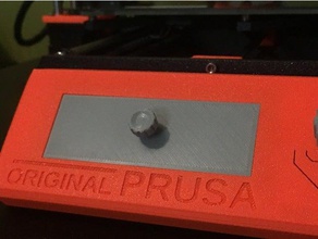 prusa i3 mk3 display cover 3d printer accessories dust original mk2 3d print model - Mito3D