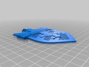 ravenclaw armalı Anahtarlık 3d harry potter hogwarts 3d print model - Mito3D