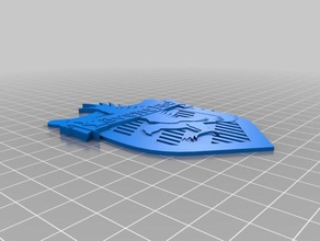 Ravenclaw hat crest Schlüsselanhänger 3d-Schlüsselanhänger harry potter hogwarts 3d print model - Mito3D