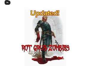 rot grub zombies tabletop gaming toy & game accessories 3d print model - Mito3D