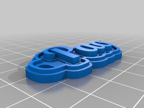 llavero pao llaveros personalizado 3d print model - Mito3D