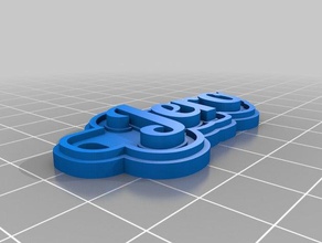 llavero jero Schlüsselanhänger kundengebundene 3d print model - Mito3D