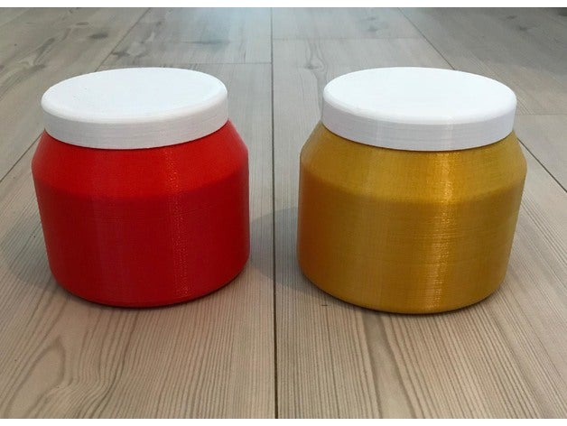 Kinder Honig Glas Deckel Haushalt versorgt jar 3D print model - Mito3D
