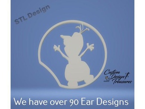 snowman mouse ears accessories disney ear headband mickey olaf 3d print model - Mito3D