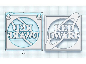 red dwarf fan guard 3d Drucker Zubehör 3d print model - Mito3D