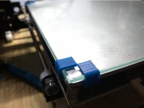 6 mm heatbed cam klipleri 3d yazıcı aksesuarları 3d print model - Mito3D