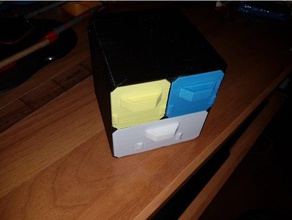 organizador cuadrado apilable portaherramientas y cajas cajones modular el 3d print model - Mito3D