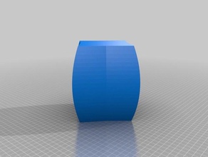 meine angepasste Sternenhimmel kurvige bowl cup vase Container kundengebundene 3d print model - Mito3D