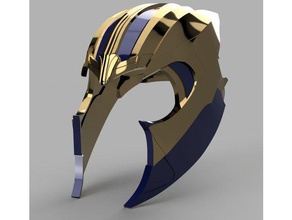 thanos capacete infinito de guerra traje vingadores infinity marvel a comics 3d print model - Mito3D