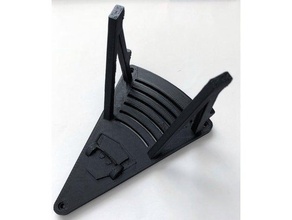 headset wall mount music 3d print model - Mito3D