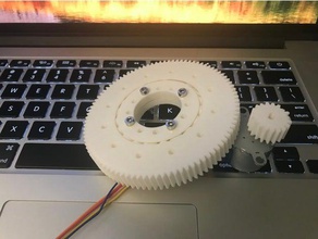 slew bearing gear set parts 3d print model - Mito3D