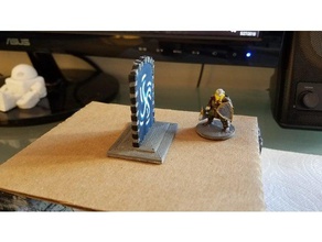 de base d&d portail jeux le mdn miniature tuiles donjons dragons dessus table terrain 3d print model - Mito3D