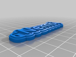 nemsi sinais e logotipos personalizado 3d print model - Mito3D