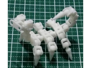 oscar roboscorpion reparado La impresión en 3d articulados la cadena de clip escorpión juguete 3d print model - Mito3D