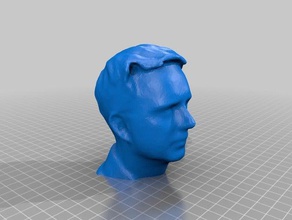 3dbear kristo head people ar team 3d print model - Mito3D