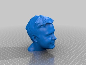 3dbear olli head people ar team 3d print model - Mito3D