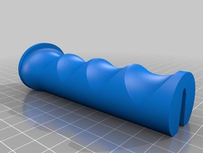 il mio personalizzato manico in corda paracord utensili a mano su misura 3d print model - Mito3D