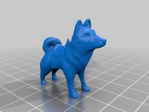 riding dog creatures dnd miniature husky pathfinder 3d print model - Mito3D